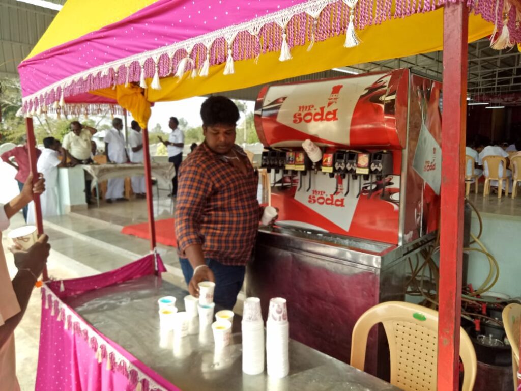 Welcome drinks for wedding
