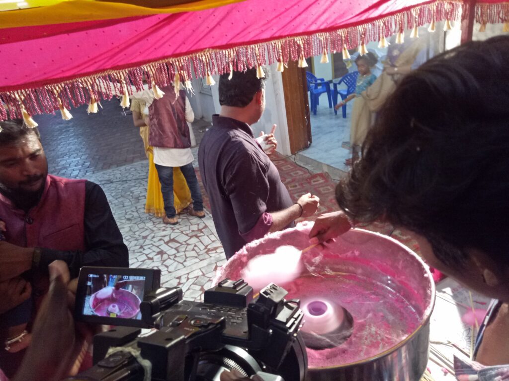 cotton candy stall for wedding