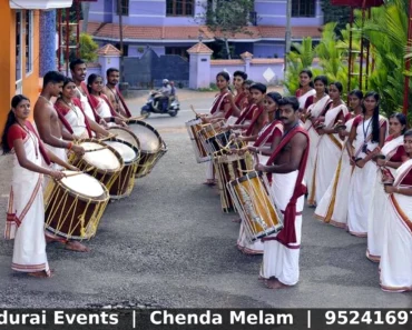 Chenda Melam team for wedding and temple events