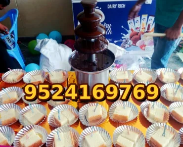 Chocolate fountain for wedding and events