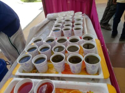 Welcome drinks for wedding